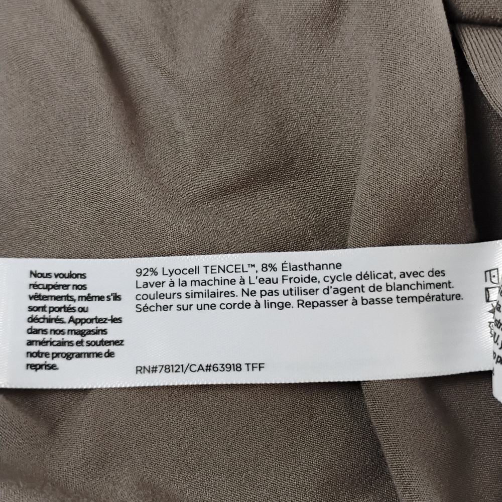 EILEEN FISHER Mock Neck Tunic Top Women's Size 1X Brow Light NWT ($109) - Picture 11 of 16